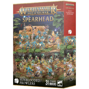 Boite de Age of Sigmar : Seraphon - Spearhead Sunblooded Prowlers
