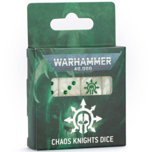 Boite de Warhammer 40K - Set de dés Chaos Knights
