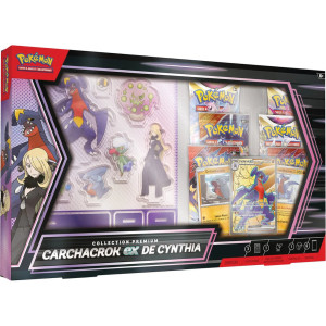 Pokémon Collection Premium Carchacrok‑ex de Cynthia
