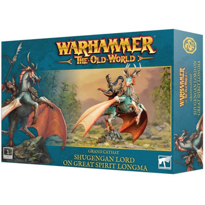 Warhammer : The Old World - Grand Cathay Shugengan Lord on Great Spirit Longma