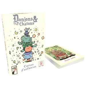 Boite de Donjons & Chatons - Cartes d'Enfances