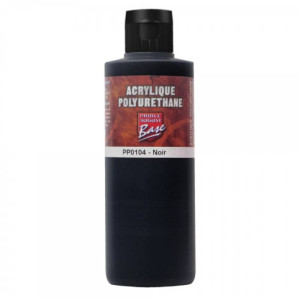 Boite de Prince August - Base Acrylique Polyurethane : Noir (200ml)