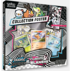 Pokémon Ecarlate et Violet - Collection Poster - Foudre Noire et Flamme Blanche