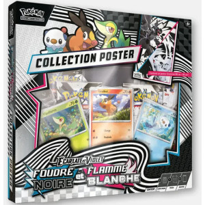 Pokémon Ecarlate et Violet - Collection Poster - Foudre Noire et Flamme Blanche