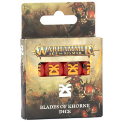 Age of Sigmar - Set de Dés Blades of Khorne