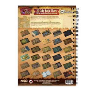 Livre Plateau de Jeu : Cartes de Batailles Epiques - Edition Outdoor Heroic Fantasy A3