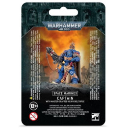 Warhammer 40K : Space Marines - Captain with Master-Crafted Heavy Bolt Rifle