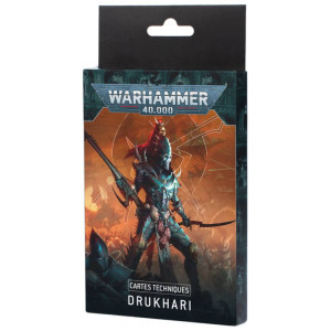Boite de Warhammer 40K : Drukhari - Cartes techniques