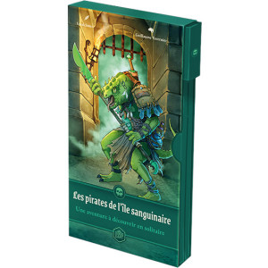 Boite de Les Pirates de L'Ile Sanguinaire – Livre Jeu Solo