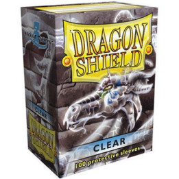 Acheter 100 Protège Cartes Dragon Shield Clear- Ludifolie