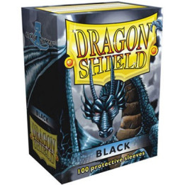 Acheter 100 Protège Cartes Dragon Shield Noir - Ludifolie