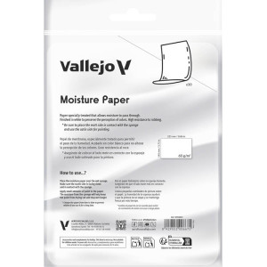 Boite de Vallejo - Moisture Paper (Papier Rétenteur d'Humidité) x30