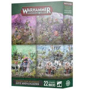 Warhammer Underworlds - Destruction Warbands : Gitz and Goliaths