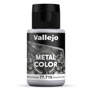 Vallejo - Metal Color : Semi Matt Aluminium