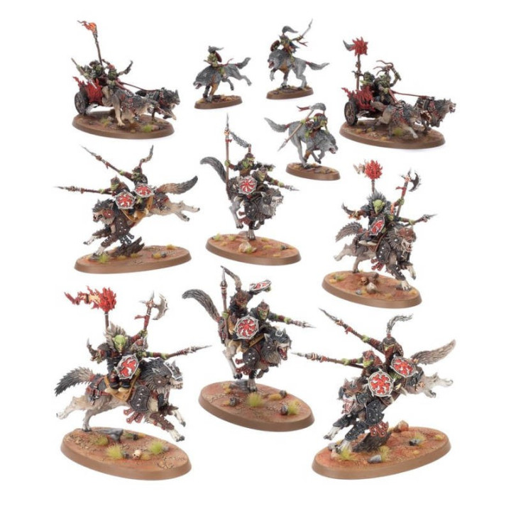 Age of Sigmar : Gloomspite Gitz - Spearhead Snarlpack Huntaz