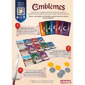 Emblèmes - Dos de boite