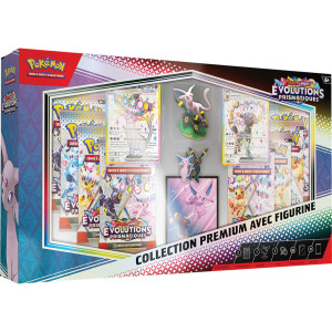Pokémon : Collection Premium avec figurine Écarlate et Violet – Évolutions Prismatiques
