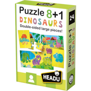 Puzzle 8+1 Dinosaurs - Boite