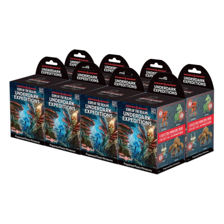 Dungeons & Dragons : Icons of the Realms - Underdark Expeditions Display 8 Boosters