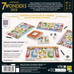 7 Wonders Dice - Dos de boite