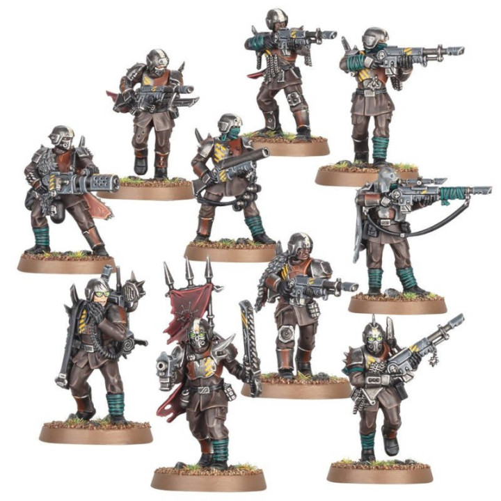 Warhammer 40K : Chaos Space Marines - Traitor Guardsmen Squad