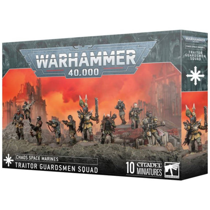 Warhammer 40K : Chaos Space Marines - Traitor Guardsmen Squad