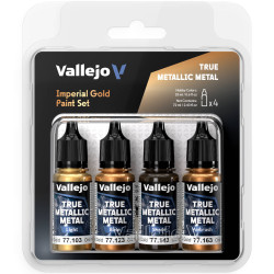 Vallejo - True Metallic Metal : Imperial Gold Set