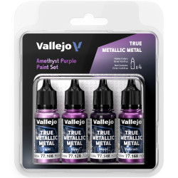 Vallejo - True Metallic Metal : Amethyst Purple Set