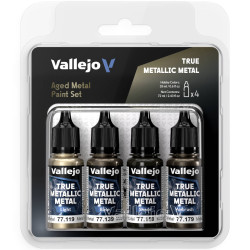 Vallejo - True Metallic Metal : Aged Metal Set