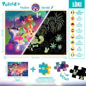 Puzzle + - Loki Regarde le Feu d'Artifice