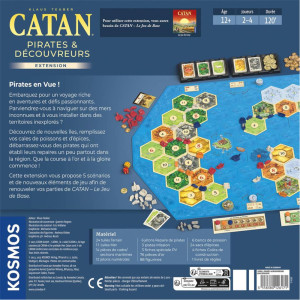 Catan - Pirates et Découvreurs - Dos de Boite