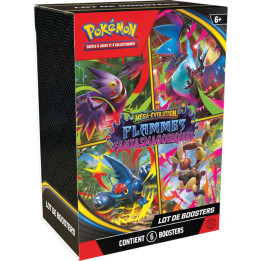 Pokemon ME02 : Flammes Fantasmagoriques - Lot de 6 Boosters