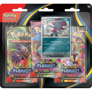 Pokemon ME02: Flammes Fantasmagoriques - Pack 3 Boosters