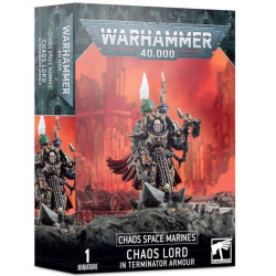 Warhammer 40K : Chaos Space Marines - Chaos Lord in Terminator Armour