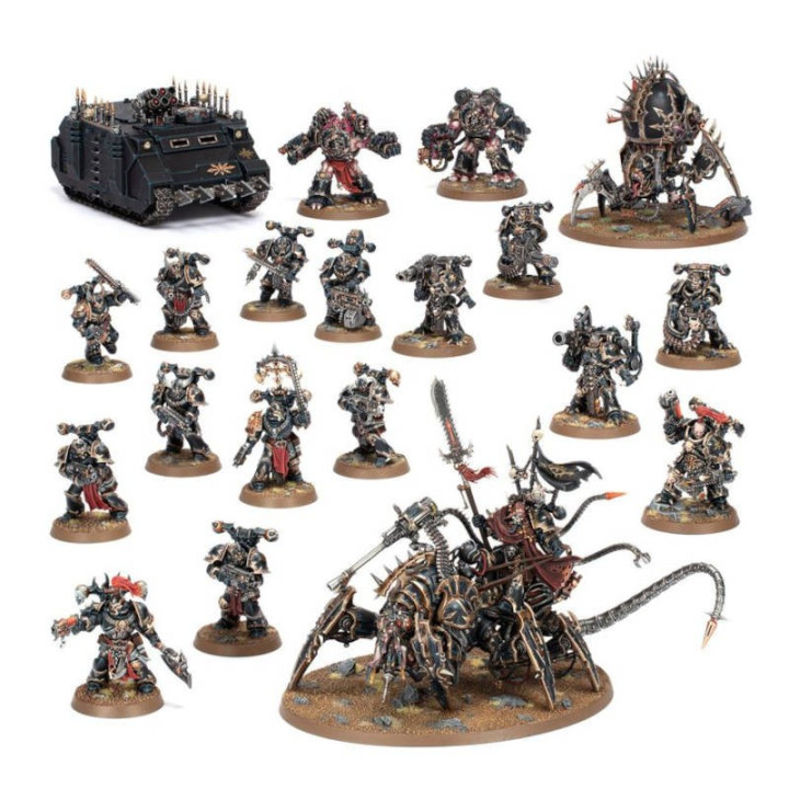 Warhammer 40K : Chaos Space Marines - Battleforce Hellforged Warband