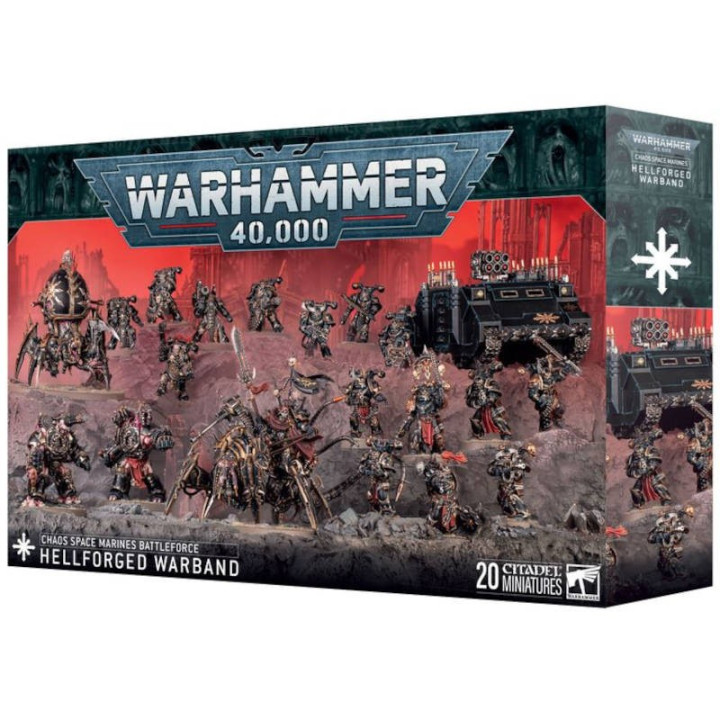 Warhammer 40K : Chaos Space Marines - Battleforce Hellforged Warband