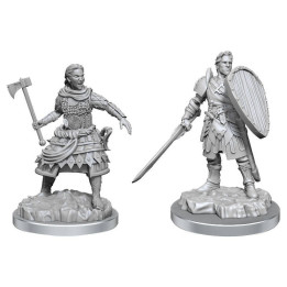 D&D : Nolzur's Marvelous Miniatures - Human Fighters
