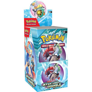 Pokemon EV09 : Aventures Ensemble - 18 Boosters - Display