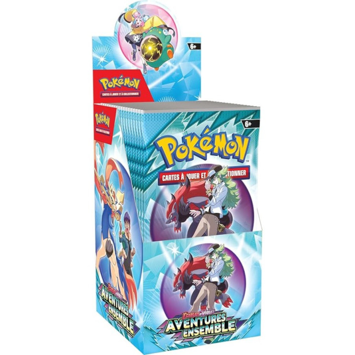 Pokemon EV09 : Aventures Ensemble - 18 Boosters - Display