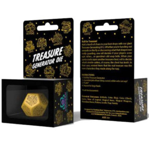 Dé Générateur de Trésors - Jaune & Noir