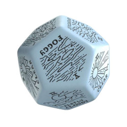 Dé Générateur de Météo - Bleu & Noir