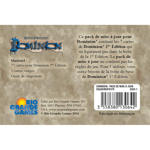 Dominion : Pack de Mise à Jour