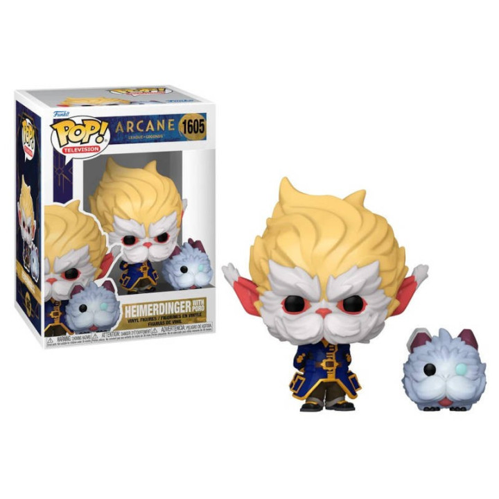 Figurine Pop! - Heimerdinger with Poro n°1605