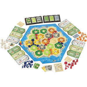 Catan - Villes et Chevaliers - Contenu