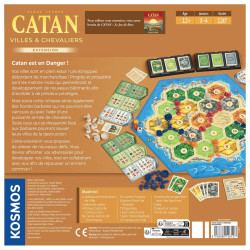 Catan - Villes et Chevaliers - Dos de Boite