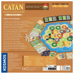 Catan - Villes et Chevaliers - Dos de Boite