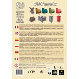 Fief England - Pack Bâtiments - Dos Boite