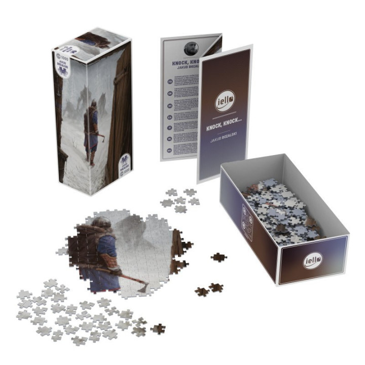 Puzzle Signature - 1000 Pièces - Jakub Rozalski - Viking - Contenu