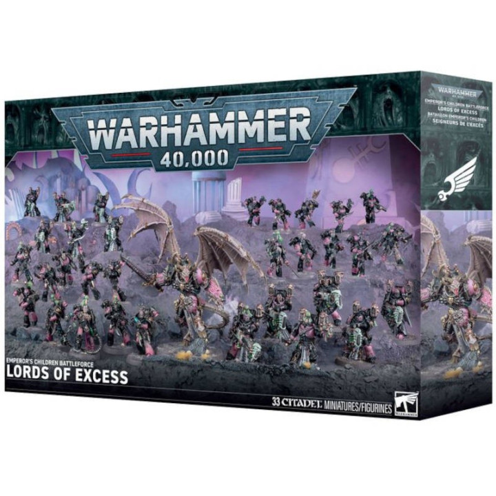 Warhammer 40K : Emperor's Children - Battleforce Lords of Excess