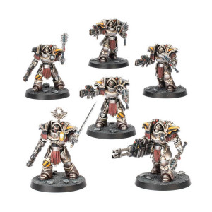 Warhammer : The Horus Heresy - Legiones Astartes : Cataphractii Terminators with Volkite Chargers and Power Mauls